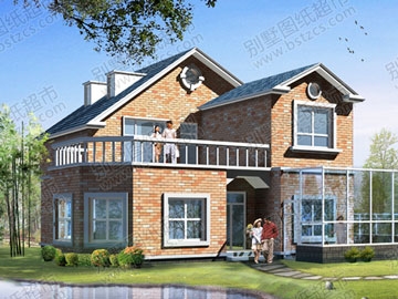 村鎮住宅方案設計帶效果圖_別墅設計圖紙,新農村別墅,農村自建房設計