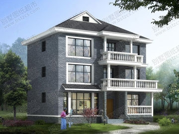 三層新農村住宅設計_別墅設計圖紙,新農村別墅,農村自建房設計