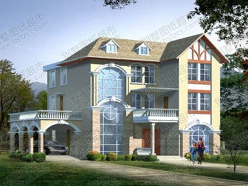 小別墅設(shè)計(jì)帶效果圖_別墅設(shè)計(jì)圖紙,新農(nóng)村別墅,農(nóng)村自建房設(shè)計(jì)