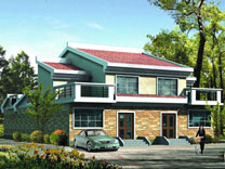 農村二層雙拼房屋設計圖_別墅設計圖紙,農村房屋設計圖,農村自建房設計