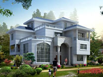 帶夾層的復(fù)式別墅設(shè)計(jì)施工圖效果圖_別墅設(shè)計(jì)圖紙,農(nóng)村自建房設(shè)計(jì)圖