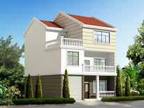 占地100平方農(nóng)村三層帶車(chē)庫(kù)自建房設(shè)計(jì)圖_別墅設(shè)計(jì)圖紙,農(nóng)村房屋設(shè)計(jì)圖