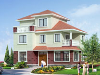 農(nóng)村帶露臺(tái)三層小別墅設(shè)計(jì)圖_別墅設(shè)計(jì)圖紙,農(nóng)村房屋設(shè)計(jì)圖