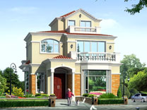 新農(nóng)村三層小別墅設(shè)計(jì)圖紙附效果圖_別墅設(shè)計(jì)圖紙,農(nóng)村房屋設(shè)計(jì)圖