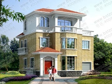 某單體別墅建筑全套圖紙_別墅設計圖紙,新農村別墅,農村自建房設計