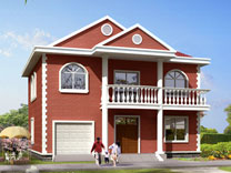 新農(nóng)村二層帶車(chē)庫(kù)小別墅設(shè)計(jì)圖_別墅設(shè)計(jì)圖紙,農(nóng)村房屋設(shè)計(jì)圖