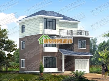 鄉村三層別墅設計_別墅設計圖紙,新農村別墅,農村自建房設計