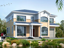 二層帶車庫別墅圖紙_別墅設計圖紙,新農(nóng)村別墅,農(nóng)村自建房設計