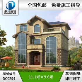 新農(nóng)村三層別墅全套圖紙_別墅設(shè)計(jì)圖紙,鼎川建筑