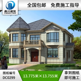 二層歐式小別墅設(shè)計(jì)圖紙_農(nóng)村房屋設(shè)計(jì)圖,鼎川圖紙超市