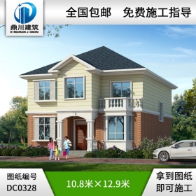 二層農(nóng)村小別墅設(shè)計(jì)圖紙及效果圖_農(nóng)村房屋設(shè)計(jì)圖紙,鼎川別墅圖紙