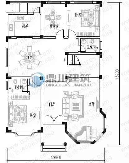 7款廚房帶后門的農村別墅，適合農村的生活習慣，值得收藏！