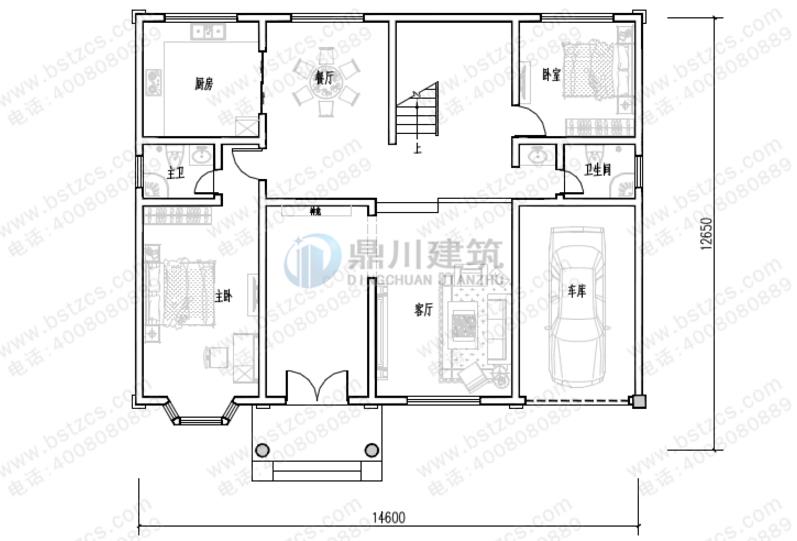一款二層別墅，一款三層別墅