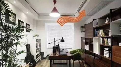 農村別墅安裝中央空調時，可參考的8種吊頂設計方式