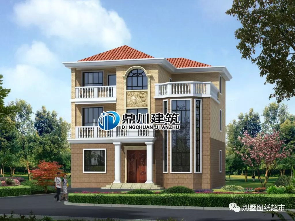 10款簡潔大方經(jīng)濟(jì)型三層自建別墅，第1款造價(jià)20萬，第6款最漂亮！