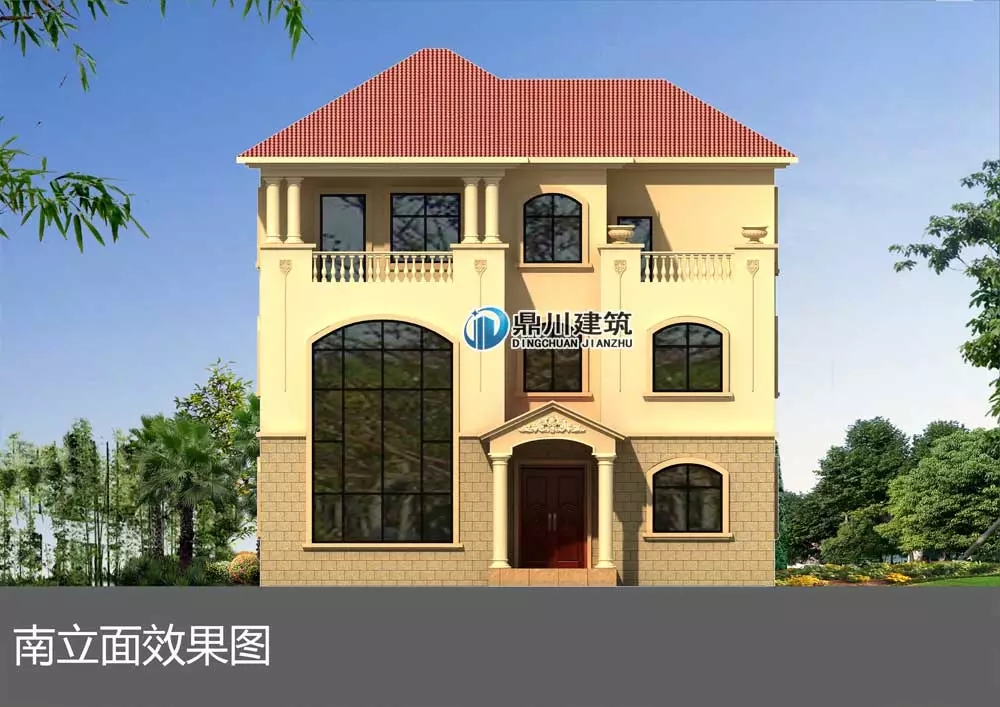 三層旋轉(zhuǎn)樓梯復(fù)式農(nóng)村別墅建房案例，大氣漂亮得不像話！