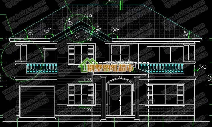主體37萬的二層自建房設(shè)計(jì)，實(shí)拍美到爆，配上歐式構(gòu)件更有檔次！