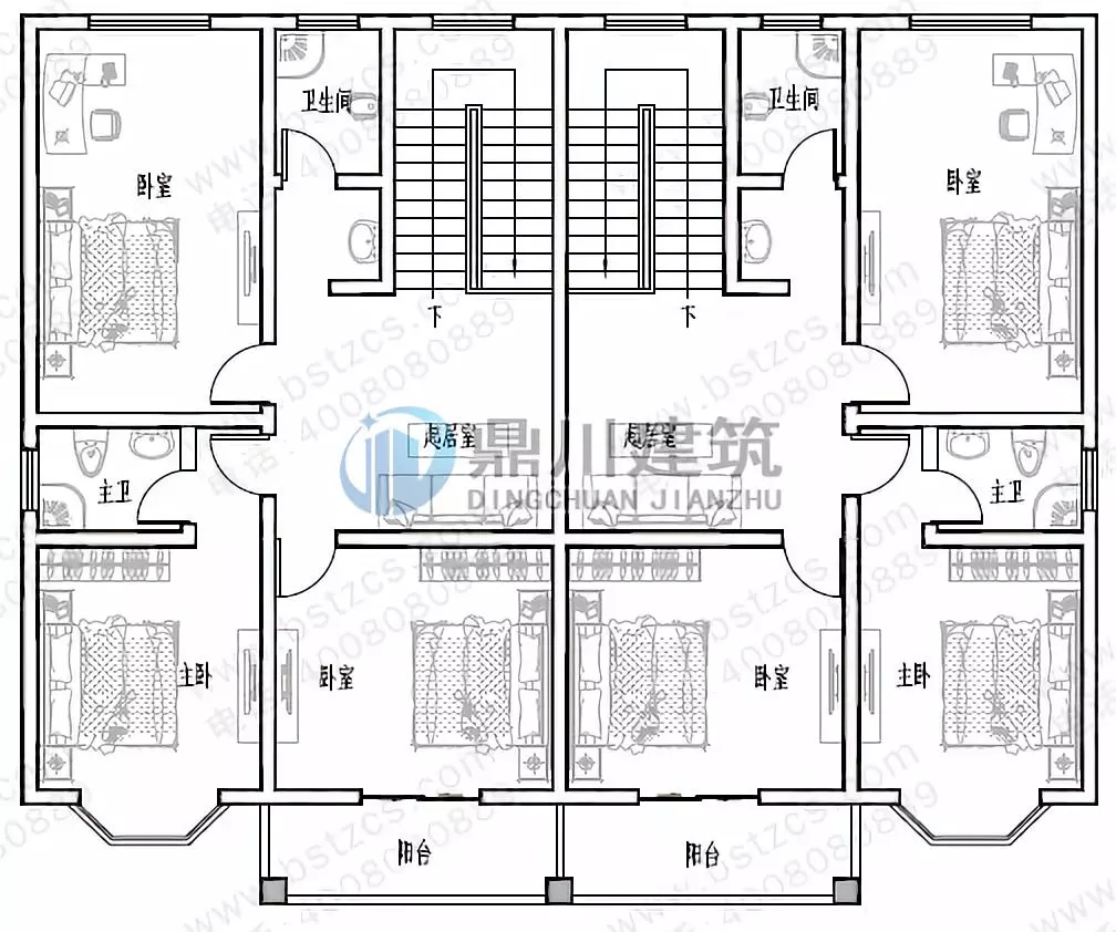 這款農村二層雙拼別墅，有顏又省錢，經濟實用施工也簡單！