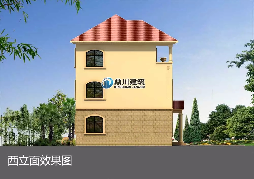 三層旋轉(zhuǎn)樓梯復(fù)式農(nóng)村別墅建房案例，大氣漂亮得不像話！