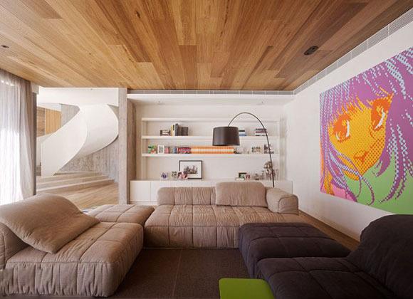 農村別墅安裝中央空調時，可參考的8種吊頂設計方式