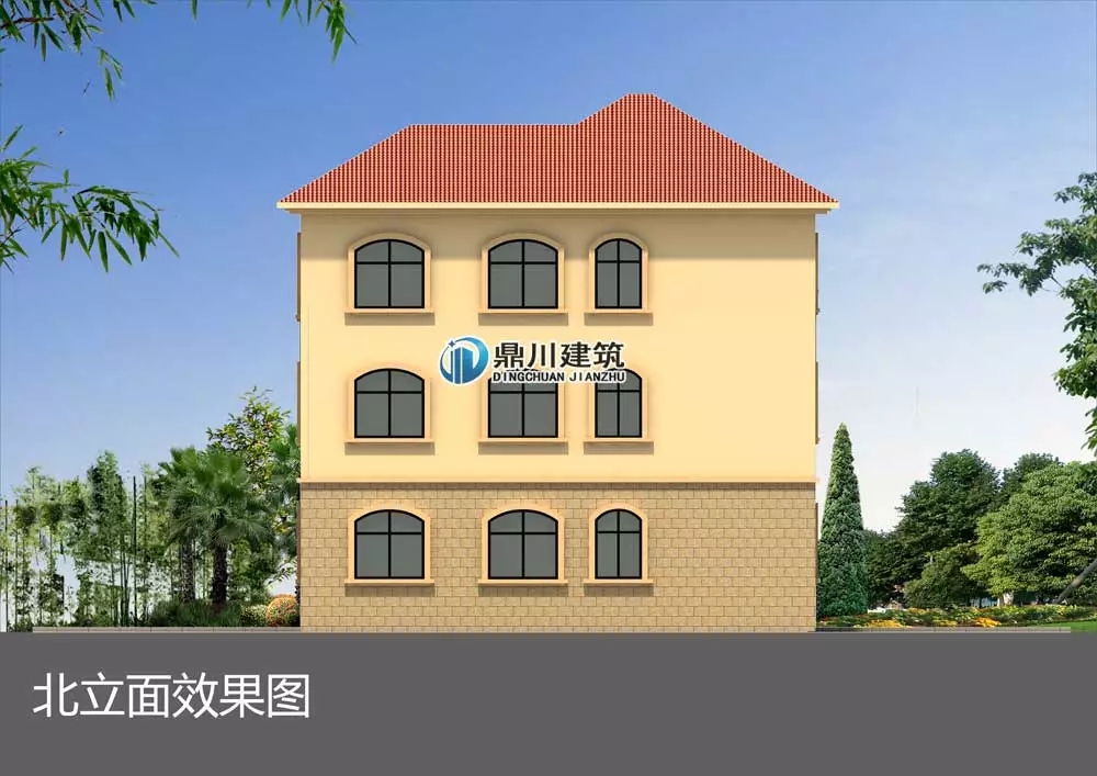 三層旋轉(zhuǎn)樓梯復(fù)式農(nóng)村別墅建房案例，大氣漂亮得不像話！