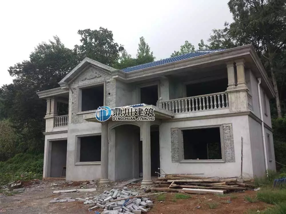 主體37萬的二層自建房設(shè)計(jì)，實(shí)拍美到爆，配上歐式構(gòu)件更有檔次！